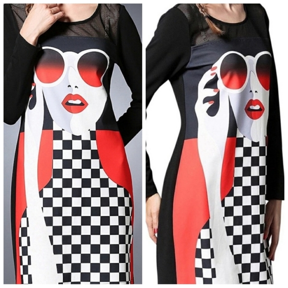 Coeur de Vague Dresses & Skirts - Coeur de Vague Fashionista Shift Dress